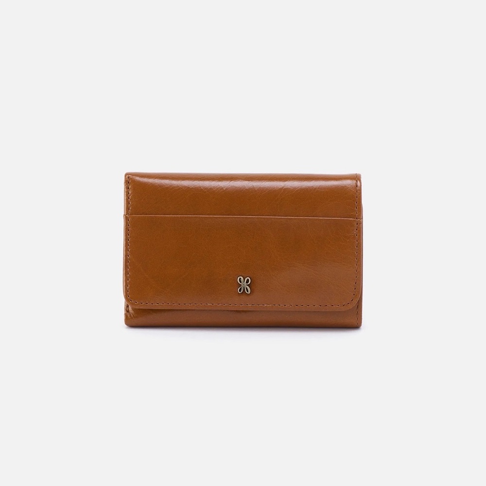 HOBO Jill Trifold Wallet Truffle NWT
